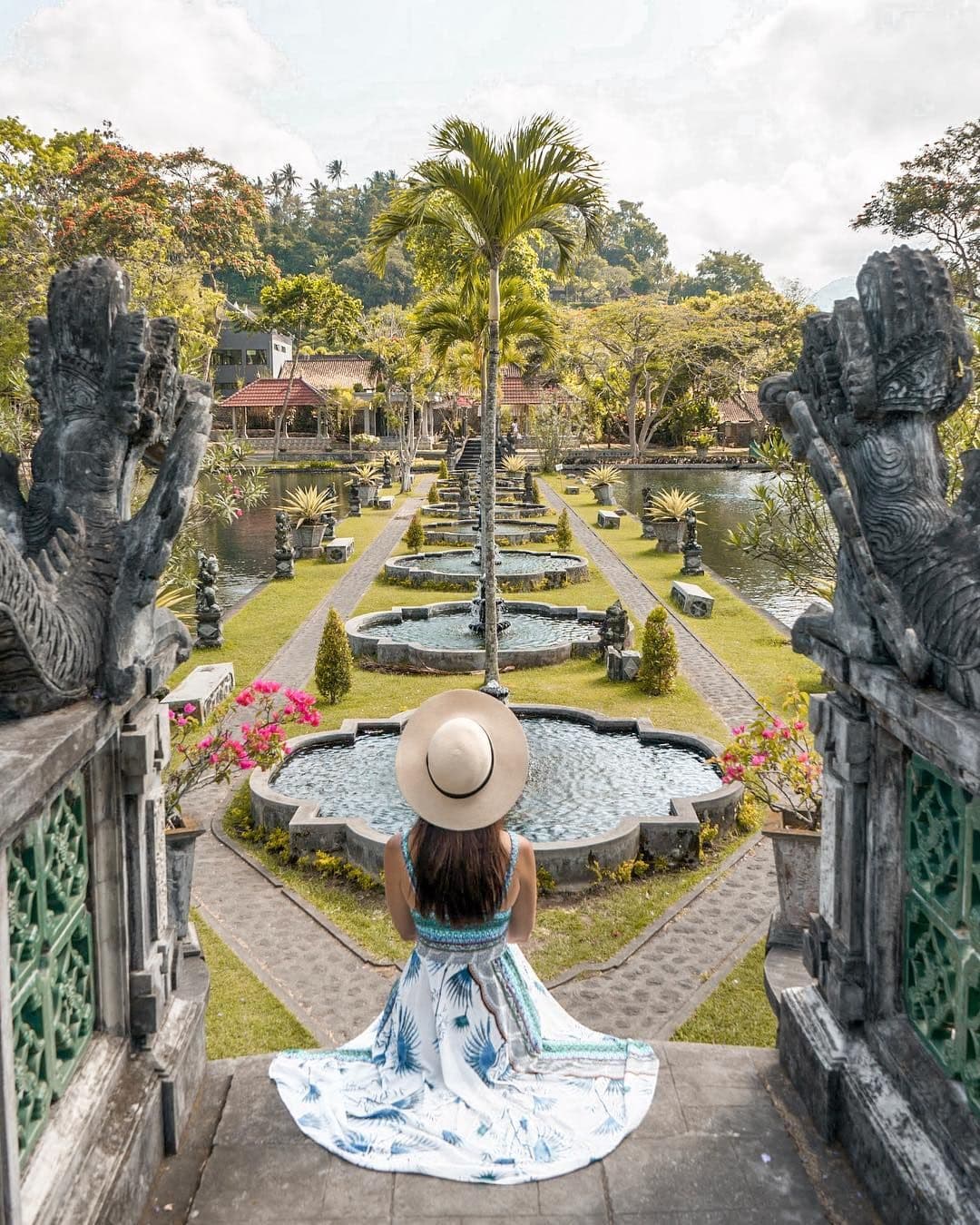 Tirta Gangga Water Palace – Elegant pools, fountains, and stepping stones