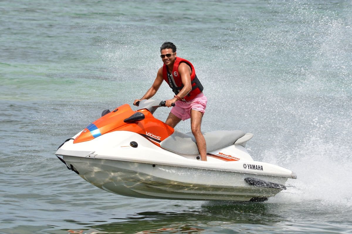 hop on a jet ski and ride across the waves at full speed hop on a jet ski and ride across the waves at full speed