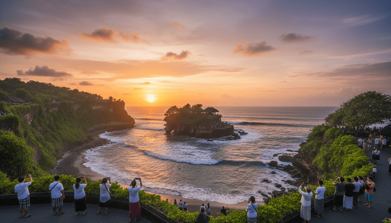 Tanah Lot Temple Bali Tourist Spots Sunset View Tanah Lot Temple Bali Tourist Spots Sunset View
