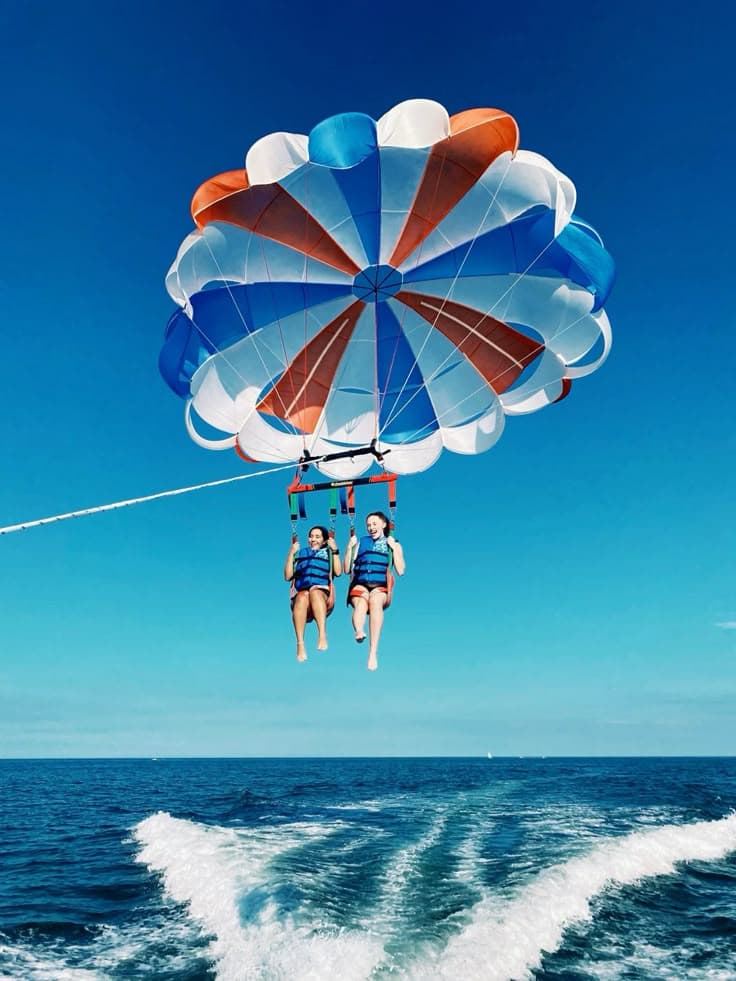 Feel the rush of flying while safely harnessed and guided by professional instructors. Feel the rush of flying while safely harnessed and guided by professional instructors.